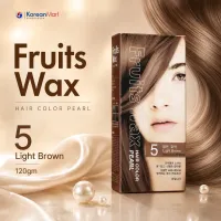 Welcos Fruits Wax Hair Color Pearl (5 Light Brown) - 120gm
